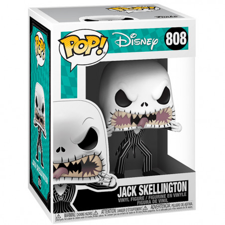 Figurine Pop Jack Skellington Scary Face - L'Étrange Noël de Monsieur Jack