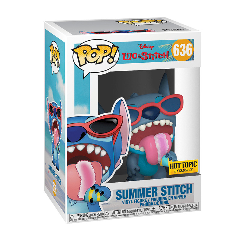 Figurine Pop Summer Stitch (Lilo et Stitch) #636 - Livraison rapide