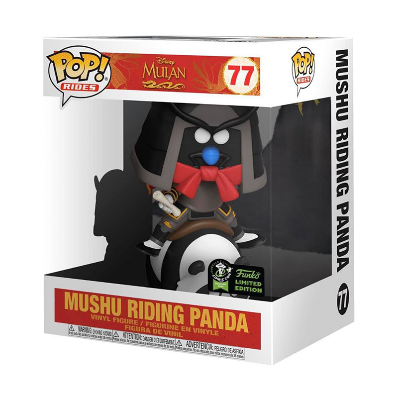 Figurine Pop Mushu riding panda (Mulan) #77