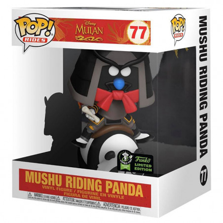 Figurine Pop Mushu riding panda (Mulan) #77