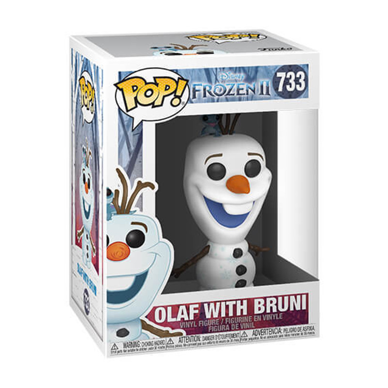 Figurine Pop Olaf avec Bruni (La Reine des Neiges 2) #733