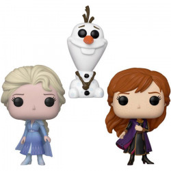 Pack 3 Figurines Pop Elsa, Olaf et Anna (La Reine des Neiges 2)