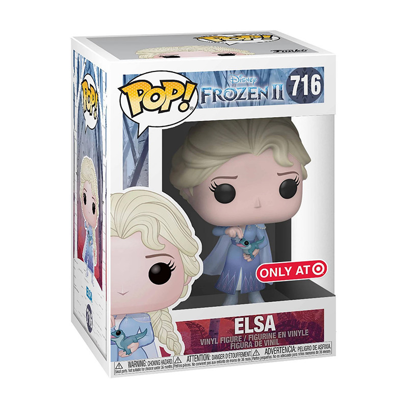 Figurine Pop Elsa et Salamandre (La Reine des Neiges 2) - N°716