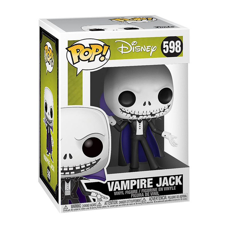 Figurine Pop! Vampire Jack (L'Étrange Noël de Monsieur Jack) #598