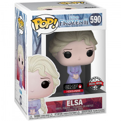 Figurine Pop Elsa Robe Violette (La Reine des Neiges 2)