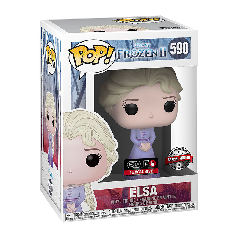 Figurine Pop Elsa Robe Violette (La Reine des Neiges 2)