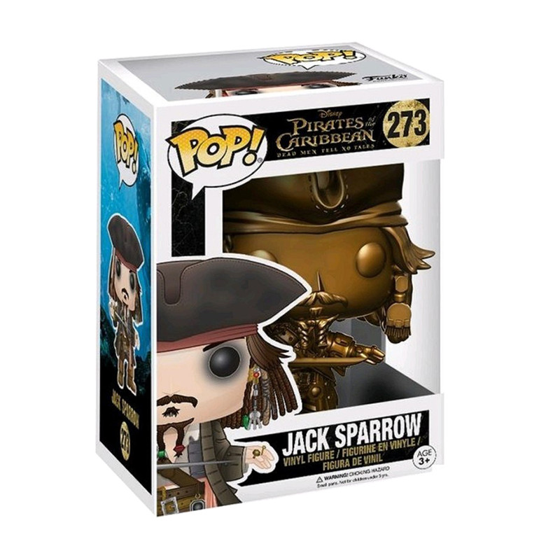 Figurine Pop Jack Sparrow Doré Pirates des Caraïbes #273