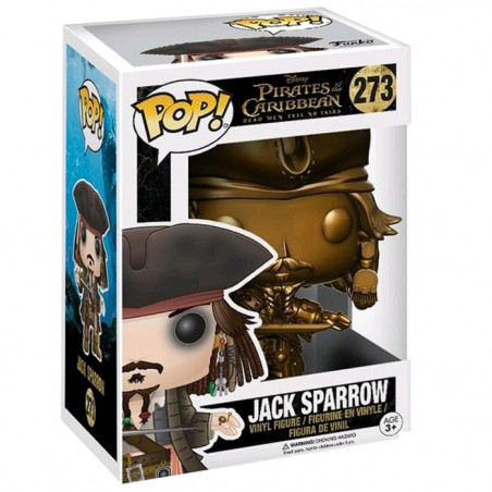 Figurine Pop Jack Sparrow Doré Pirates des Caraïbes #273