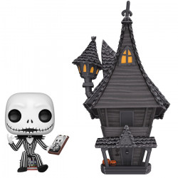 Pop Figurine Jack Skellington et sa maison (L'Étrange Noël de Monsieur Jack)