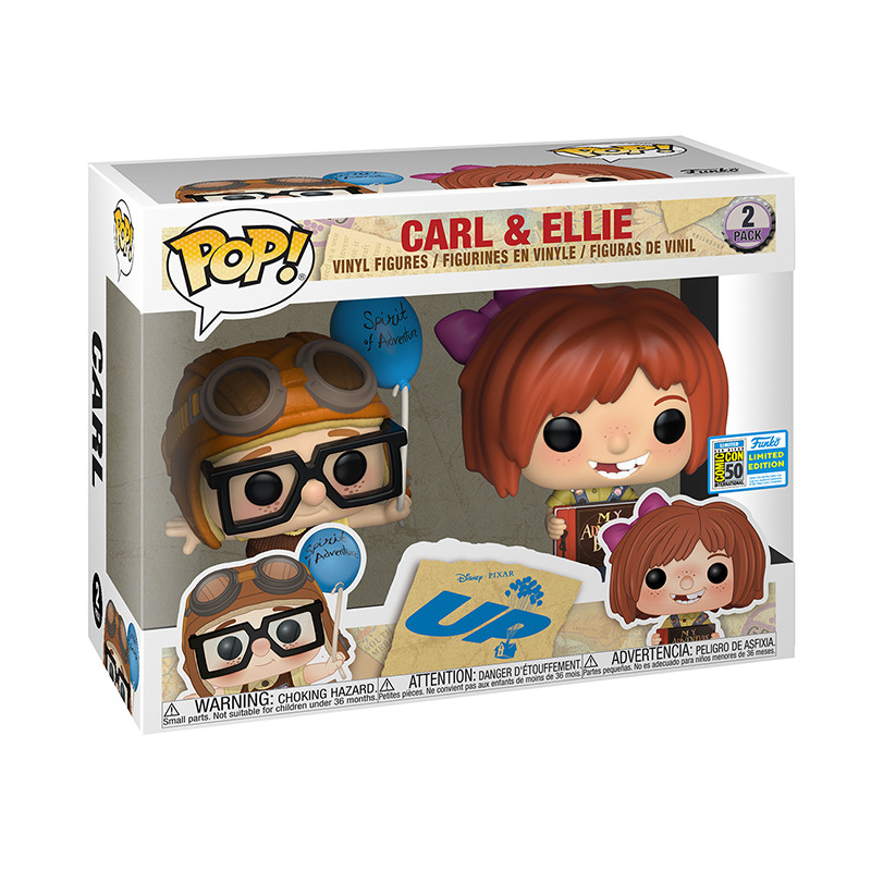 Figurines Pop Carl & Ellie (Up) - Edition Limitée SDCC 2019