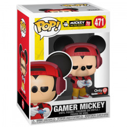 Figurine Pop Gamer Mickey avec Casquette - Édition Limitée