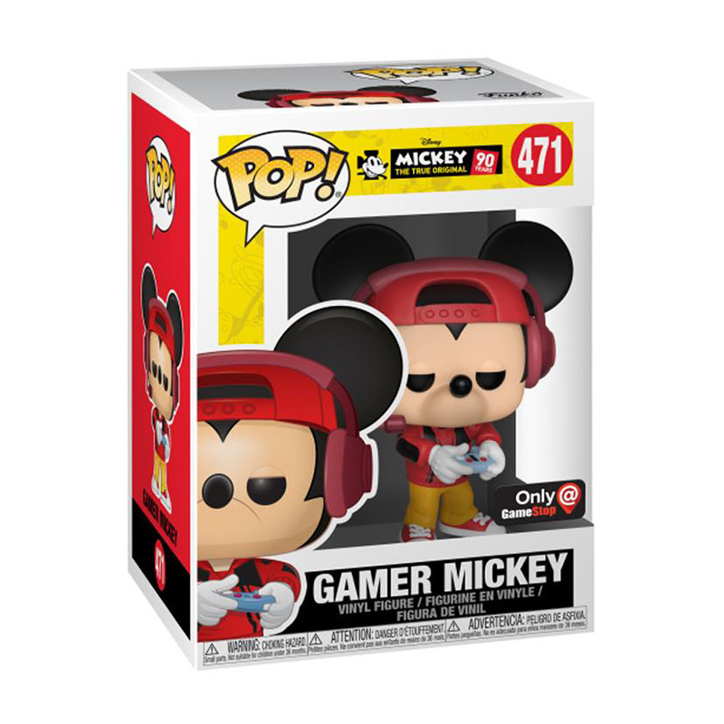 Figurine Pop Gamer Mickey avec Casquette - Édition Limitée