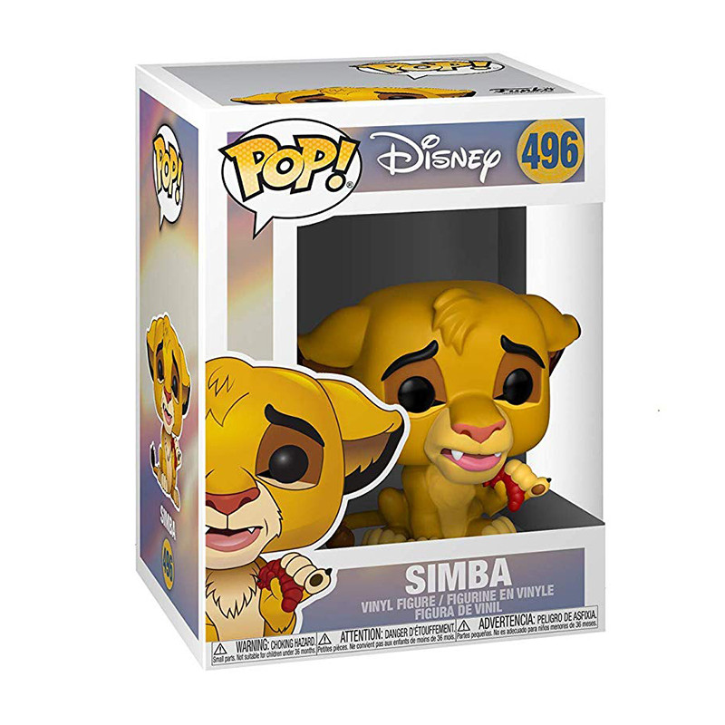 Figurine Pop Simba with worm (Le Roi Lion) #496