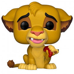 Figurine Pop Simba with worm (Le Roi Lion) #496