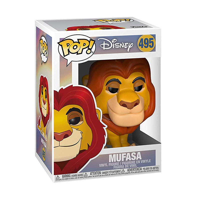 Figurine Pop Mufasa Le Roi Lion #495 - Livraison rapide