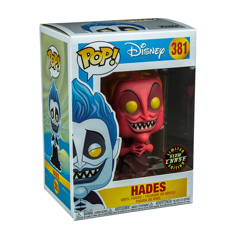 Figurine Pop Hades Rouge (Hercules) #381 - Edition Limitée