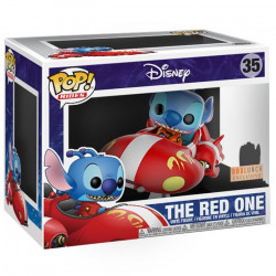 Figurine Pop Rides Stitch avec Vaisseau Spatial Rouge - Lilo et Stitch #35