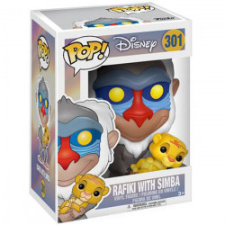 Figurine Pop Rafiki with Simba (Le Roi Lion) #301