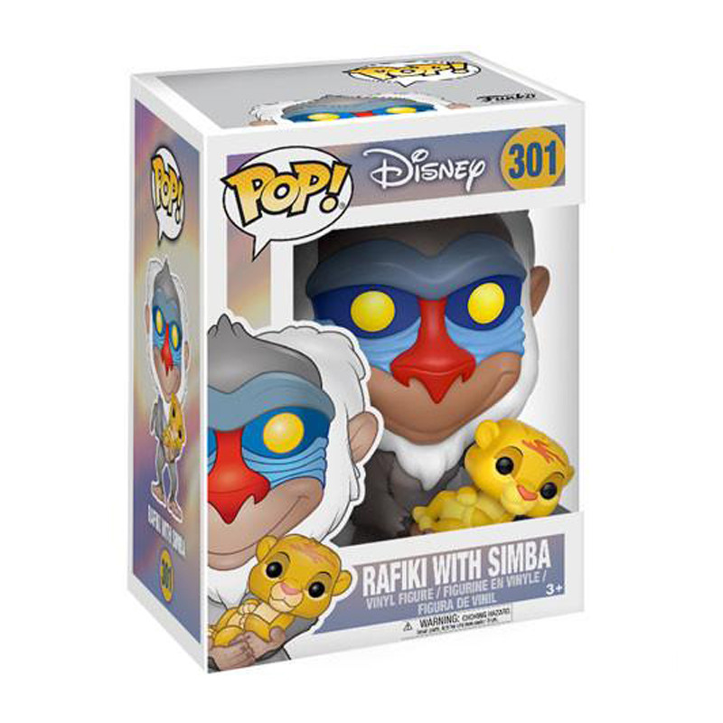 Figurine Pop Rafiki with Simba (Le Roi Lion) #301