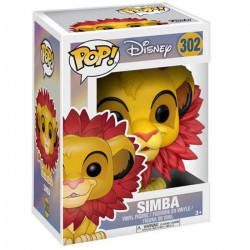 Figurine Pop Simba crinière feuilles (Le Roi Lion) #302