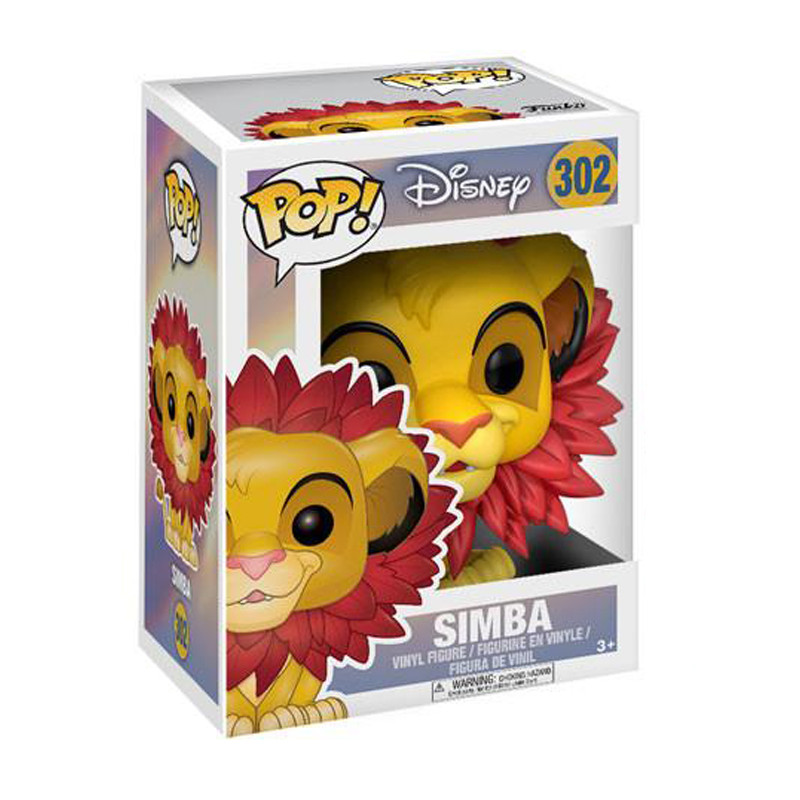 Figurine Pop Simba crinière feuilles (Le Roi Lion) #302