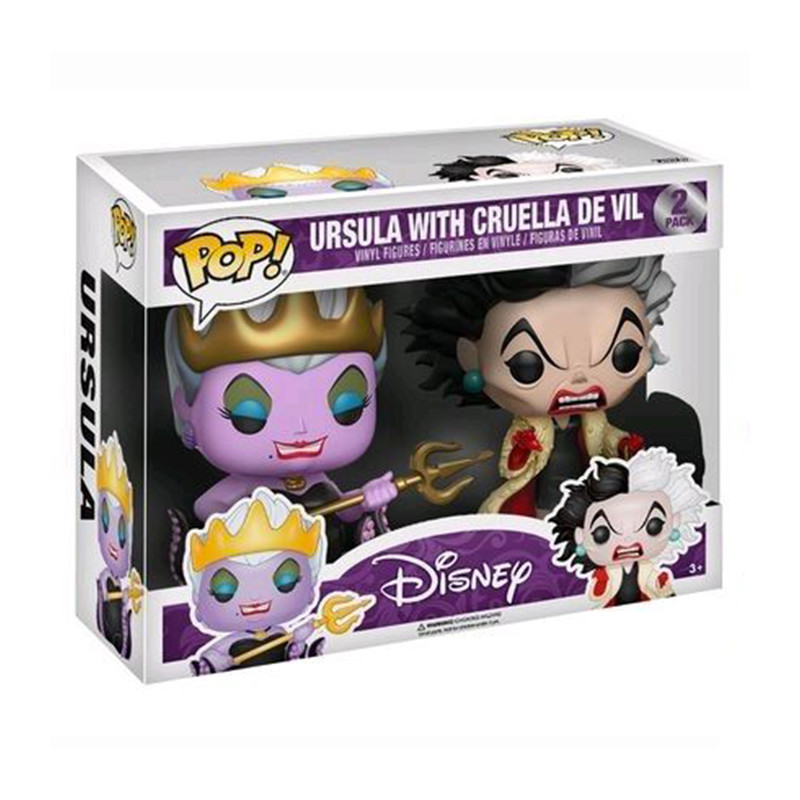 Figurines Pop Ursula & Cruella d'enfer - Disney