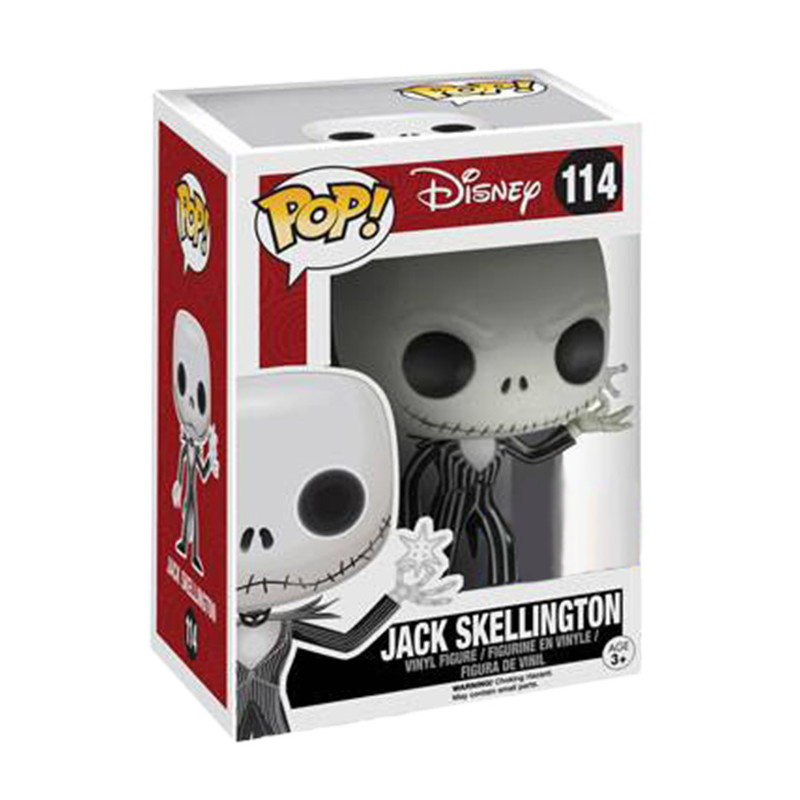 Figurine Pop Jack Skellington avec flocon de neige - L'Étrange Noël de Monsieur Jack