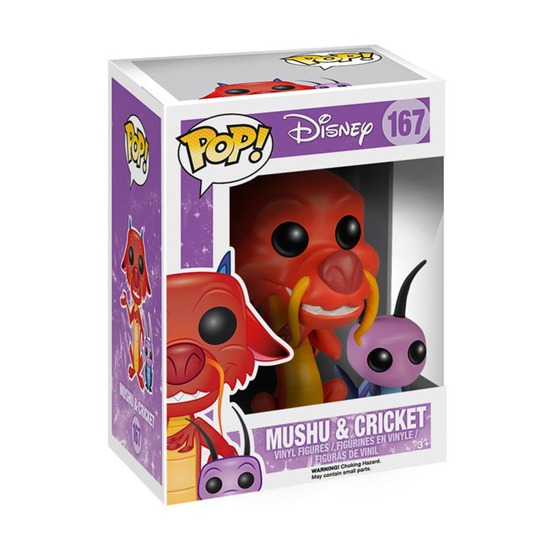 Figurine Pop Mushu et Criquet (Mulan) #167