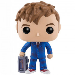 Figurine Pop Doctor Who : Le Dixième Docteur avec sa Main