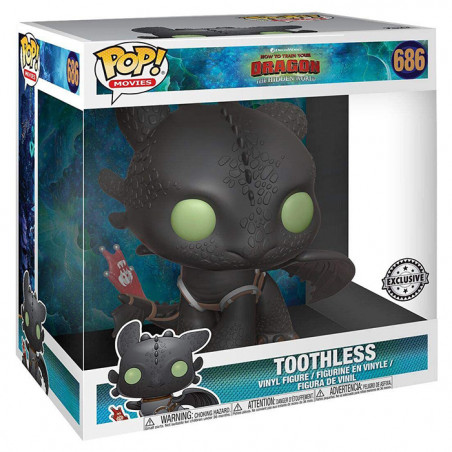 Figurine Pop Toothless Supersized (Dragons 3) - 25cm