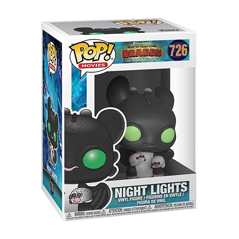 Figurine Pop Night Lights Yeux Verts (Dragons 3)