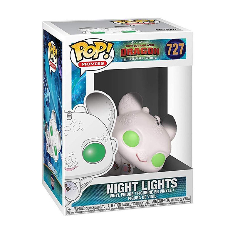 Figurine Pop Night Lights blanche - Dragons 3