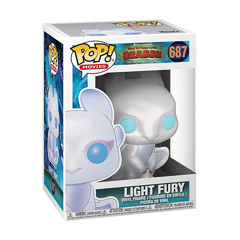 Figurine Pop Light Fury (Dragons 3) - Livraison rapide