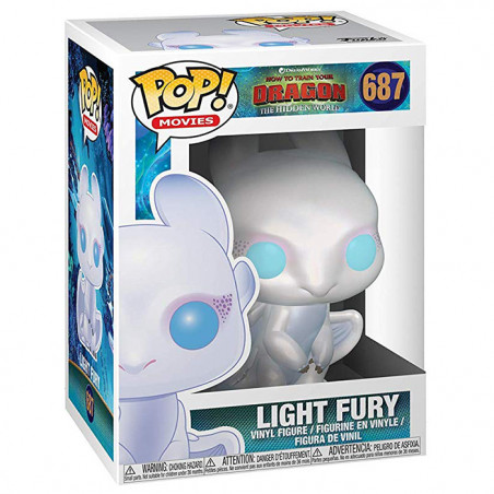 Figurine Pop Light Fury (Dragons 3) - Livraison rapide