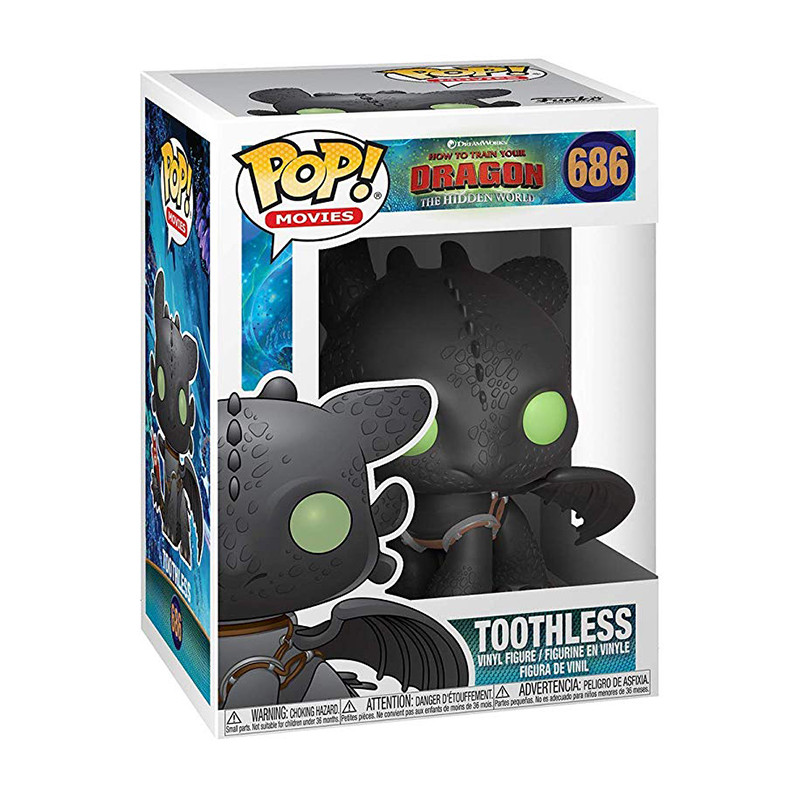 Figurine Pop Toothless (Dragons 3) - Officielle