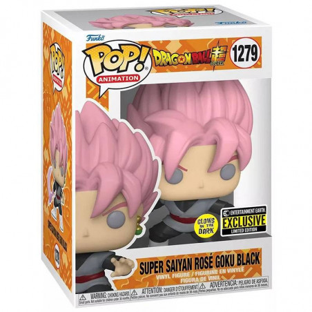 Figurine Pop Goku Black Rosé Super Saiyan Glows in the Dark #1279