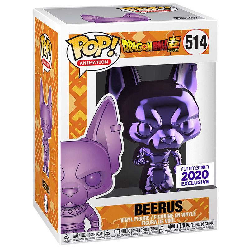 Figurine Pop Beerus Chrome Violet (Dragon Ball Z) #514