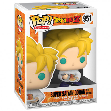 Figurine Pop Gohan Super Saiyan mangeant des nouilles (Dragon Ball Z) #951