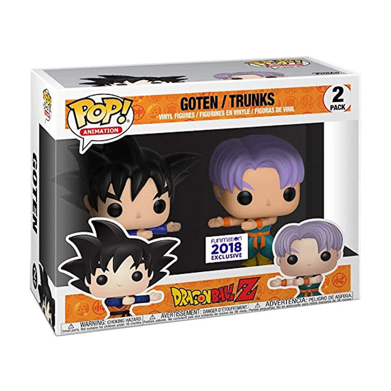 Figurines Pop Goten & Trunks (Dragon Ball Z) - Pack Exclusif