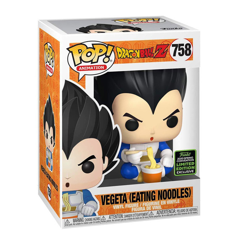 Figurine Pop Vegeta Mangeant des Nouilles (Dragon Ball Super) #758