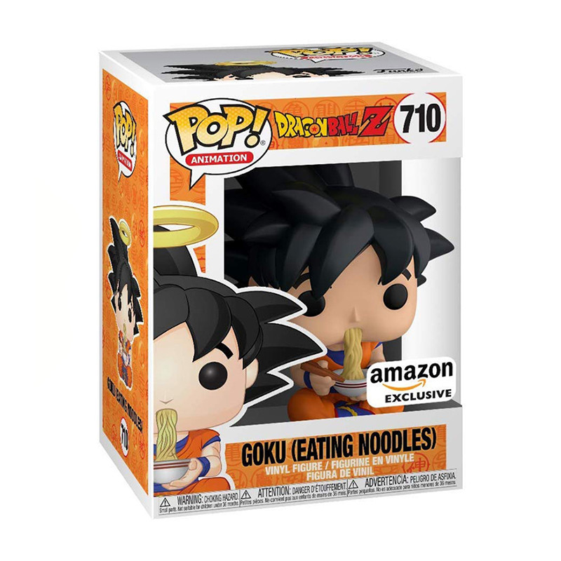 Figurine Pop Goku mangeant des nouilles (Dragon Ball Z) - #710