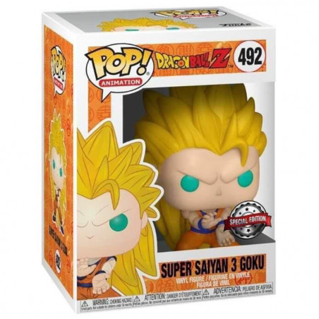 Figurine Pop Super Saiyan 3 Goku (Dragon Ball Z) #492