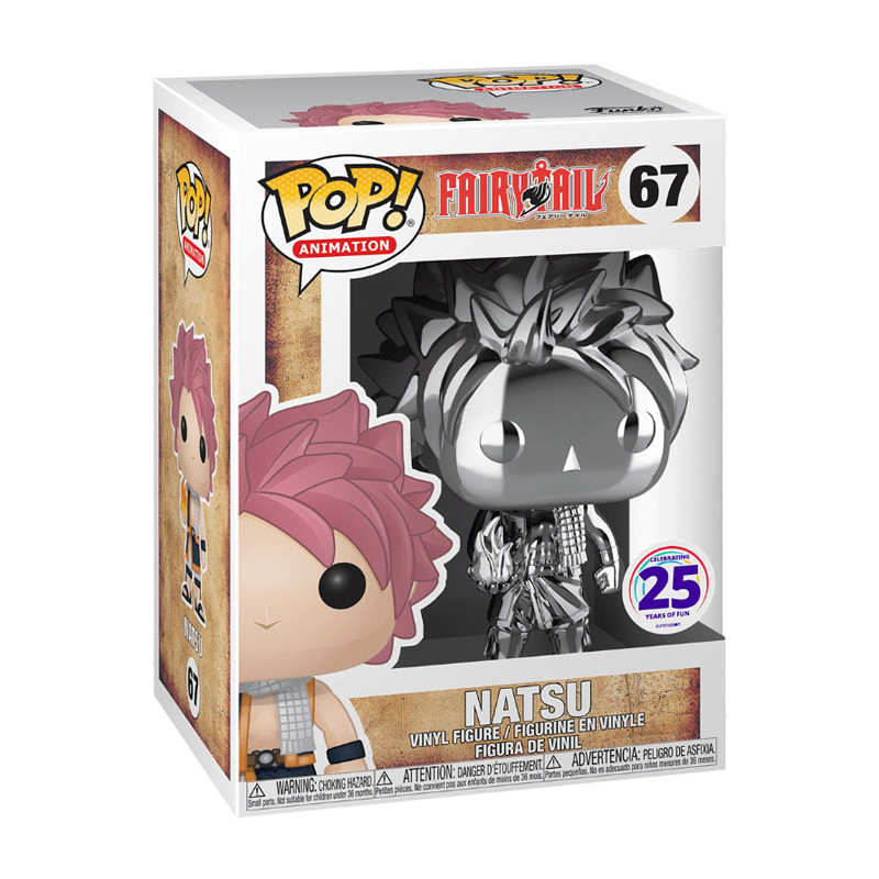 Figurine Pop Natsu Silver (Fairy Tail) #67 - Edition limitée