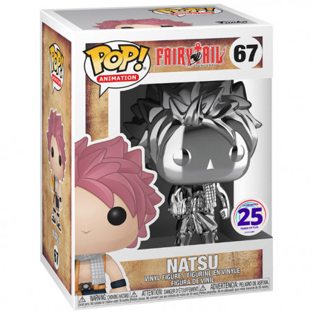 Figurine Pop Natsu Silver (Fairy Tail) #67 - Edition limitée