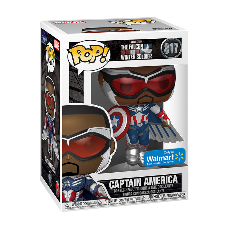 Figurine Pop Captain America ailé (Falcon et le Soldat de l'Hiver) #817