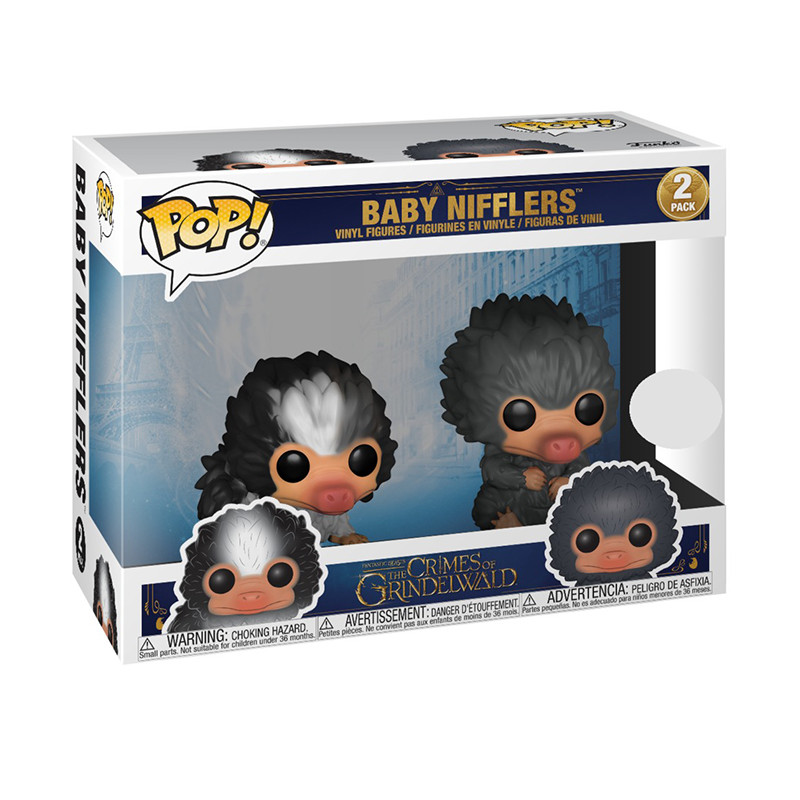 Figurines Pop! Baby Nifflers (noir et gris) - Crimes de Grindelwald