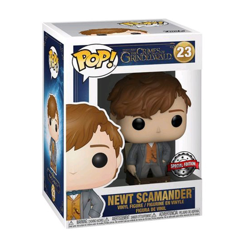 Figurine Pop Newt Scamander sortant de sa valise (Crimes of Grindelwald)