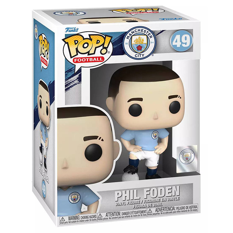 Figurine Pop Phil Foden Manchester City #49 - Figurine officielle