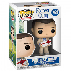 Figurine Pop Forrest Gump avec boîte de chocolats