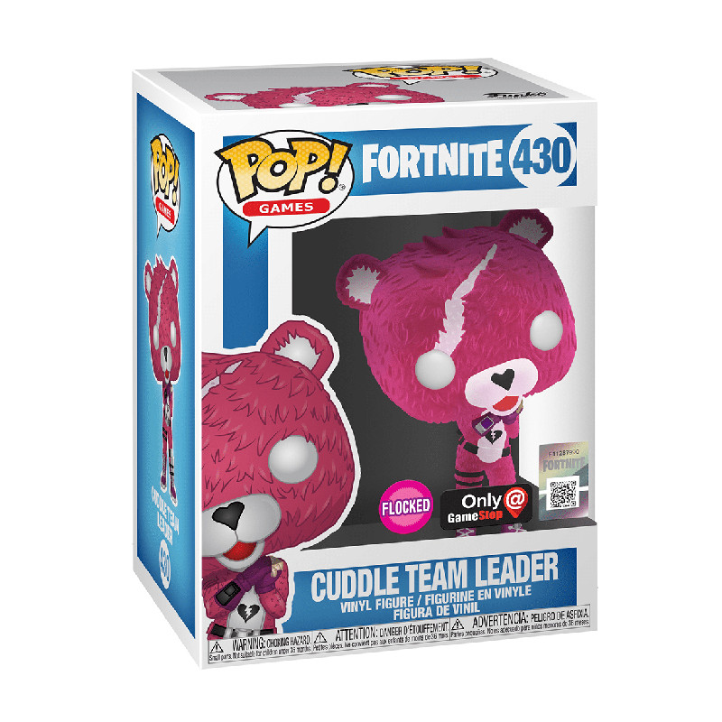 Figurine Pop Cuddle Team Leader flocked Fortnite #430